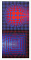 VASARELY : gordes-screenprint