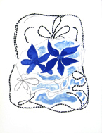 Georges Braque deux iris bleus