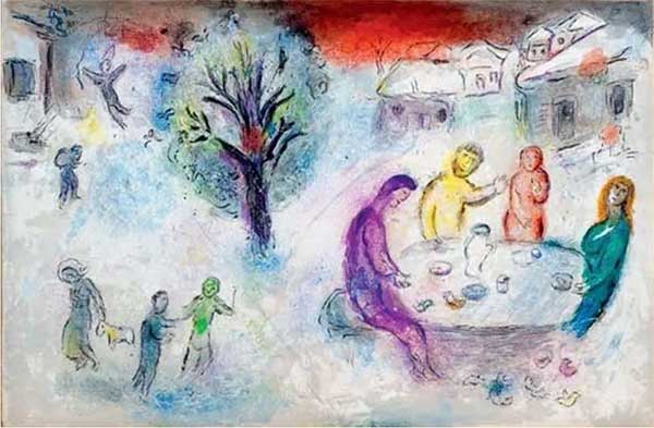 CHAGALL : 
chagall-repas-chez-dryas