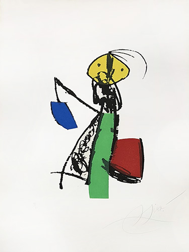 MIRO : gravure-chanteur-miro