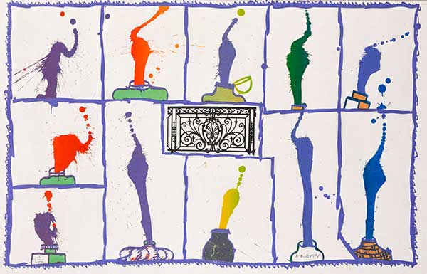 ALECHINSKY : ink-alechinsky-lithograph