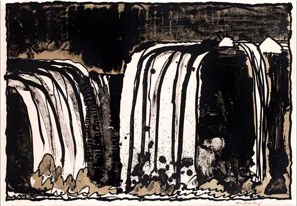 ALECHINSKY : pierre-alechinsky-chute