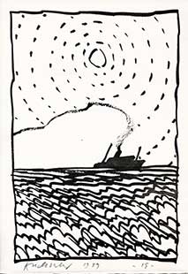 ALECHINSKY : alechinsky-volturno-dessin