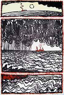 ALECHINSKY : alechinsky-volturno-3-lithographie