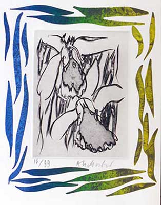 ALECHINSKY : alechinsky-fleurs-2-etching