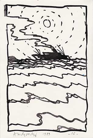 ALECHINSKY : drawing-alechinsky-volturno