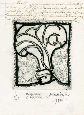 ALECHINSKY : alechinsky-ecriture-gravure