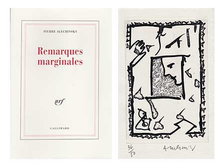 ALECHINSKY : alechinsky-remarques-livre