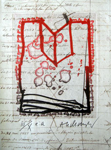 ALECHINSKY : alechinsky-pinceau-etching