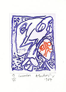 ALECHINSKY : alechinsky-lavandou-etching