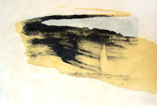 BARCELO : le desert, lithographie