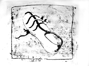 BARCELO : La souris, lithograph