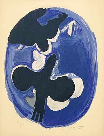 BRAQUE : oiseaux-bleus-braque