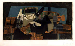 BRAQUE : guitare, gravure