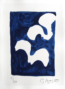 BRAQUE : oiseaux, lithographie