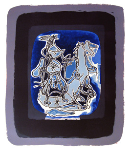 BRAQUE : helios, lithograph