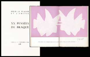 BRAQUE : braque-pensees-livre