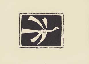 BRAQUE : braque-gravure-oiseau