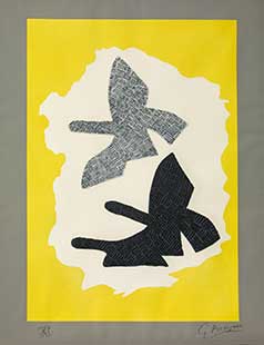 BRAQUE : braque-oiseaux-vol