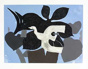 BRAQUE : oiseau-braque-etching