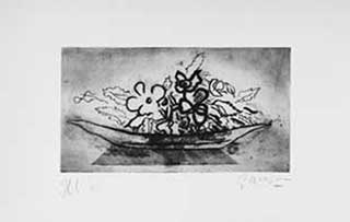 BRAQUE : braque-corbeille-etching