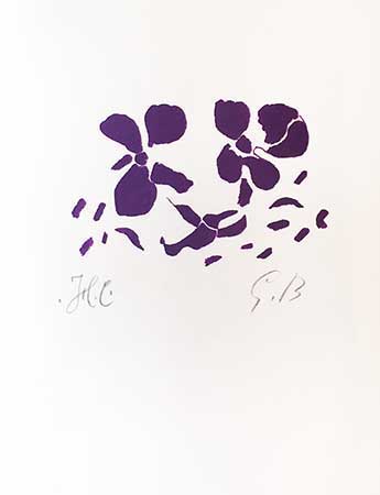 BRAQUE : braque-fleurs-violettes