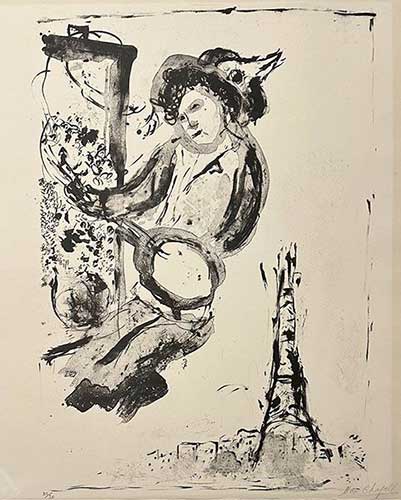 CHAGALL : peintre-paris-chagall