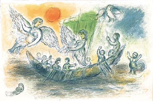 CHAGALL : 
chagall-sirenes-lithographie