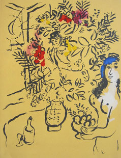 CHAGALL : Couverture de menu