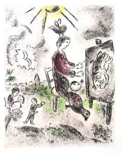 CHAGALL : peintre, gravure