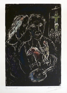 CHAGALL : chagall-peintre-lithograph