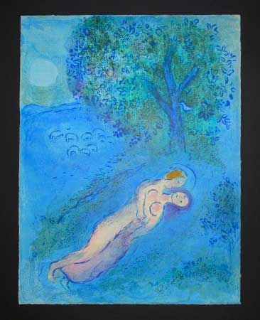 CHAGALL : chagall-philitas-lithograph