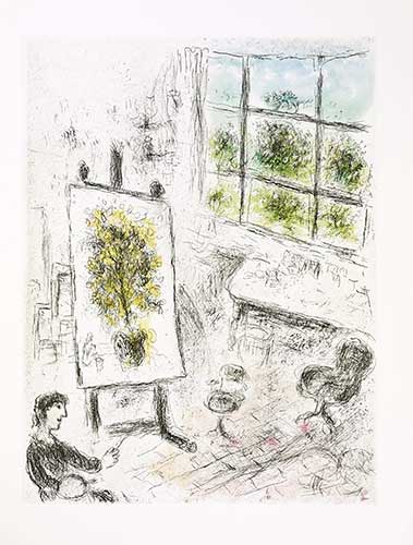 CHAGALL : choses-chagall-gravure