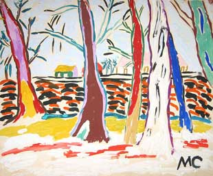 CHAZAL : Sans titre-circa 1970
