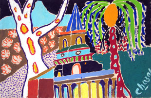 CHAZAL : gouache-malcolm