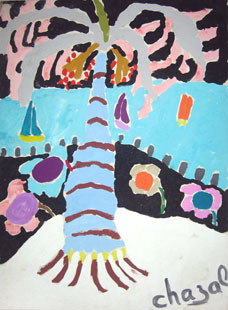 CHAZAL : chazal-arbre-gouache