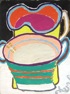 CHAZAL : chazal-pots-gouache