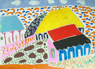 CHAZAL : maison-chazal-gouache