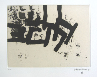 CHILLIDA : continuation2, gravure