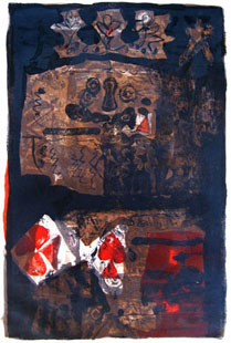 CLAVE : Roi de cartes, lithograph