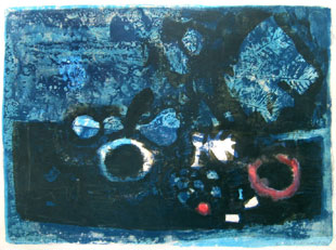 CLAVE : Fish, lithograph signed