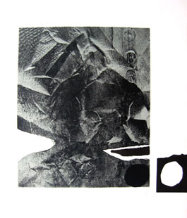 CLAVE : papiers froisses, lithograph