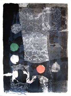 CLAVE : trois cercles, lithograph