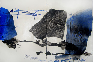 CLAVE : clave, encre et collage