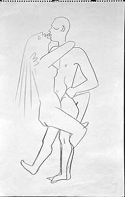 COCTEAU : cocteau-lovers-drawing