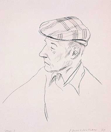 DIVERS : hockney-portrait-burroughs