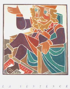 DERAIN : Pantagruel, woodcut