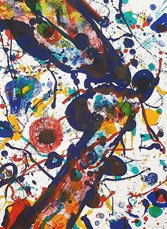 FRANCIS : lithograph-sam-francis