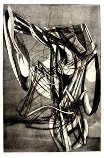 HAYTER : Flight, original etching