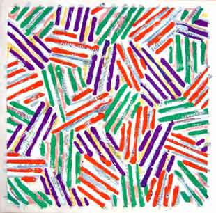 JOHNS : Jasper Johns, screenprints, screenprint